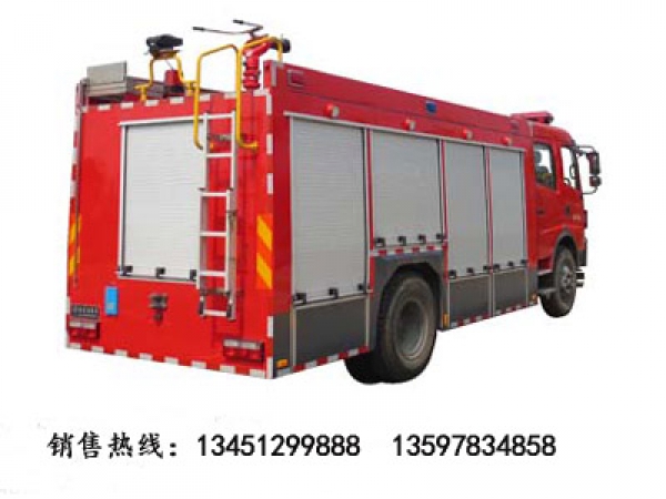 東風(fēng)153水罐（泡沫）消防車(chē)載液6噸（國(guó)五）